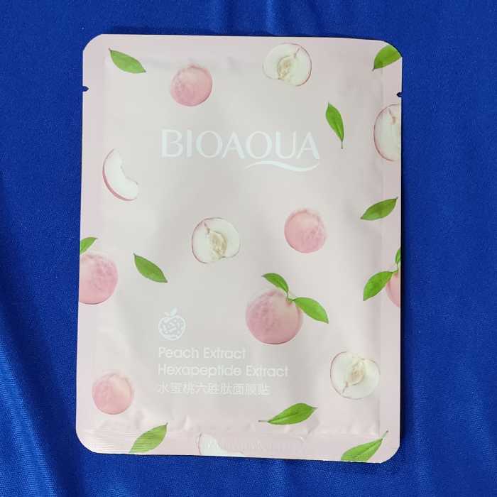 ماسک ورقه ای صورت هلو برند بیوآکوا اورجینال