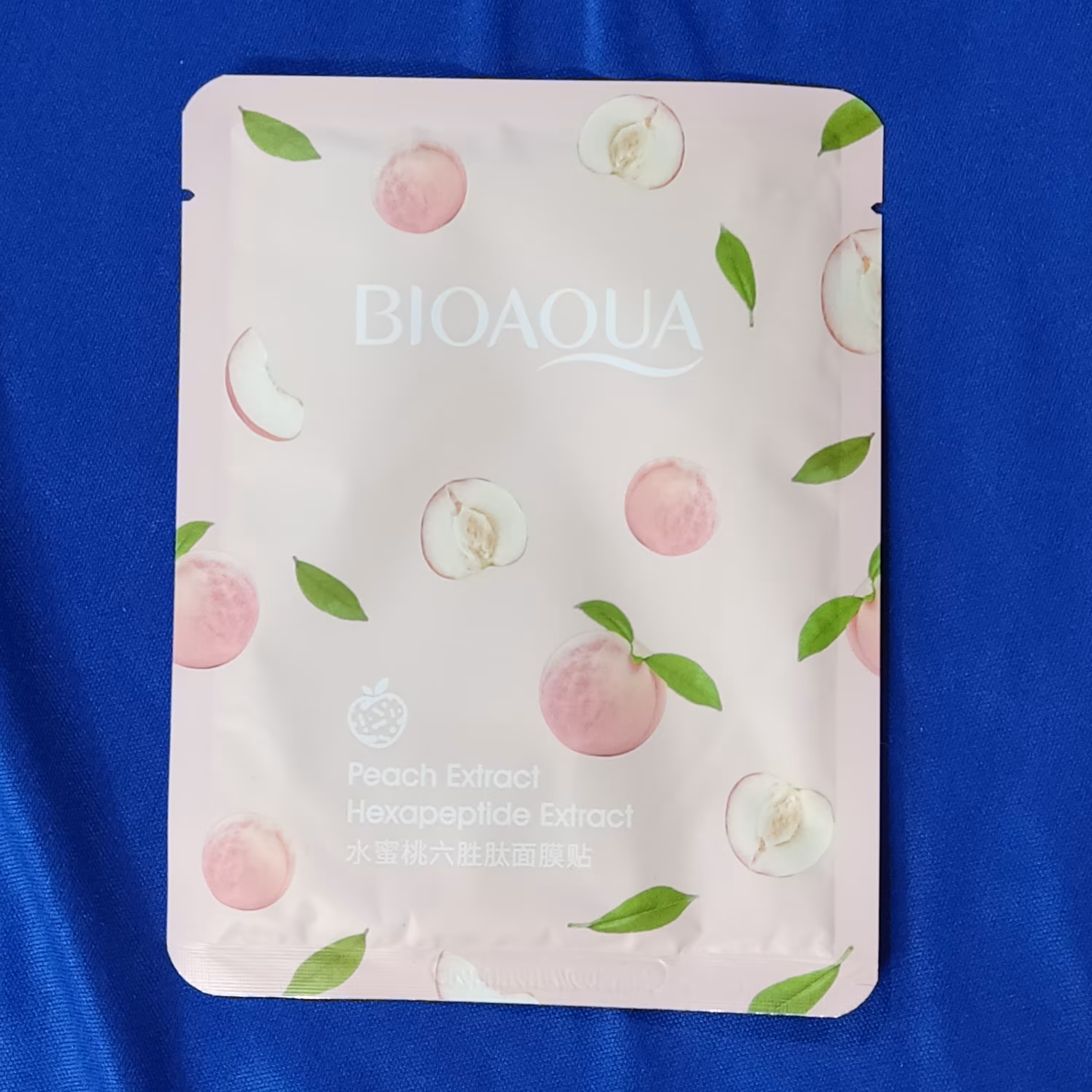 ماسک ورقه ای صورت هلو برند بیوآکوا اورجینال