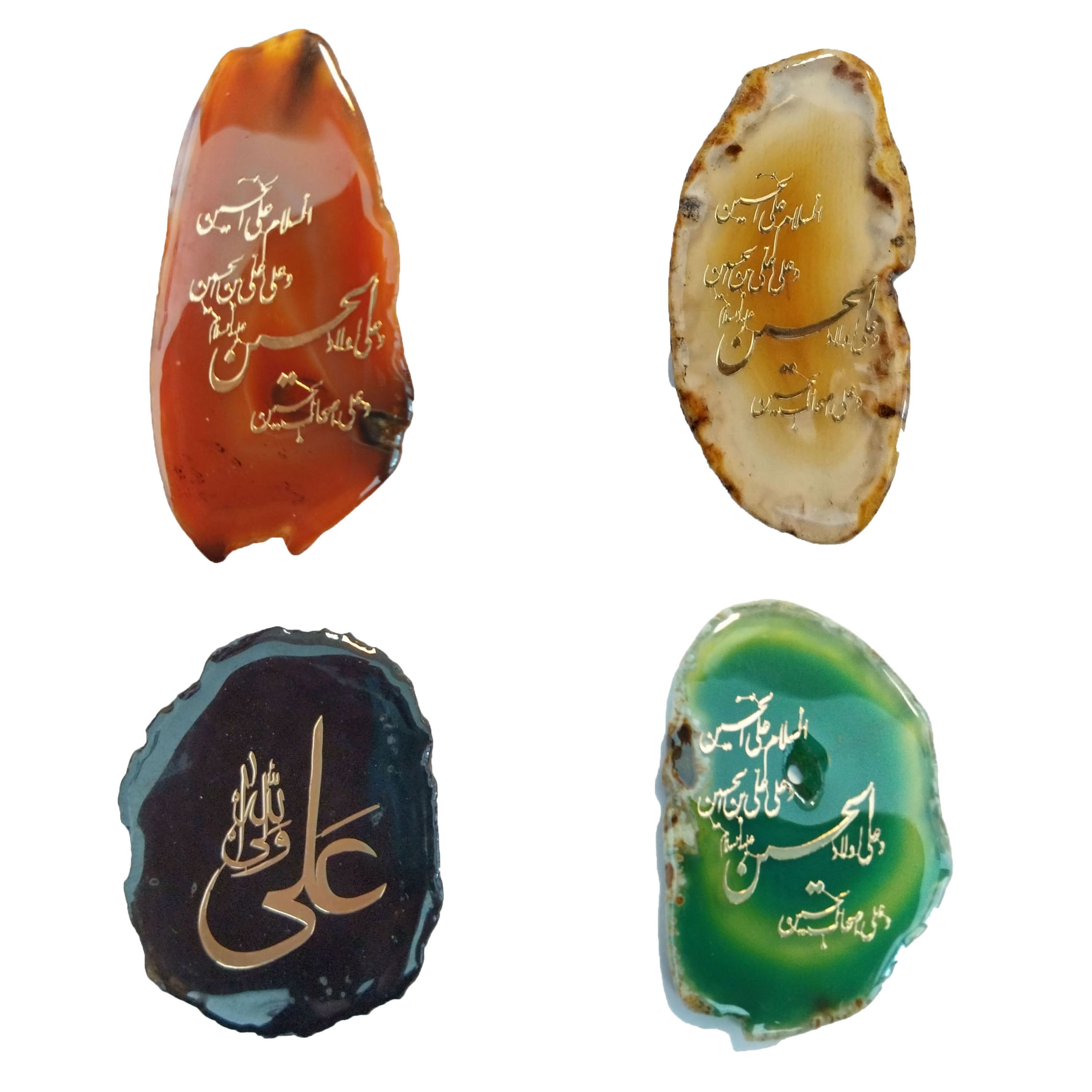 اسلایس سنگ چاپی 30 الی 40 گرمی با چاپ طلایی