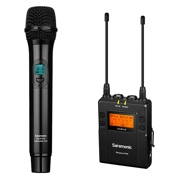 فرستنده بی‌‌سیم دستی سارامونیک مدل Saramonic Handheld Wireless Microphone UwMic9 Kit4