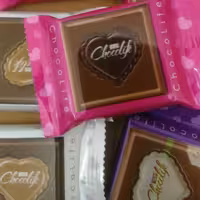 شکلات طرح قلب 250 گرمی