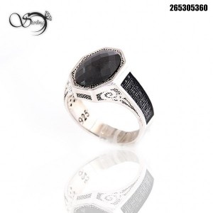 انگشتر اسپرت نقره مردانه کد:1706