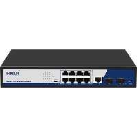 سوئیچ شبکه 8 پورت HRUI مدل HR-AFGM-82NS
