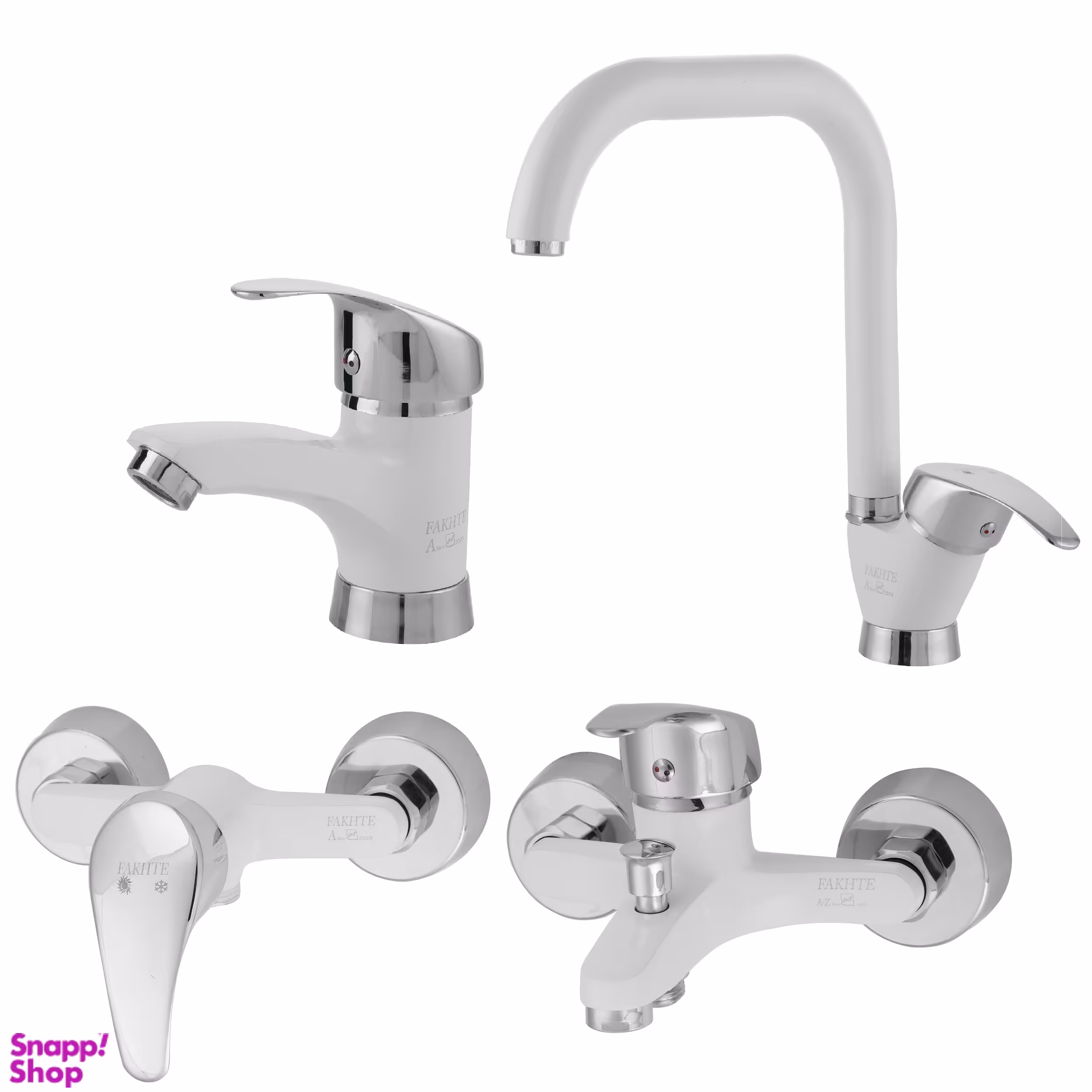 ست شیرآلات فاخته مدل ماهان کد SK مجموعه 4 عددی