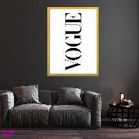 تابلو بکلیت طرح مدرن VOGUE مدل قاب شاسی T-S10261