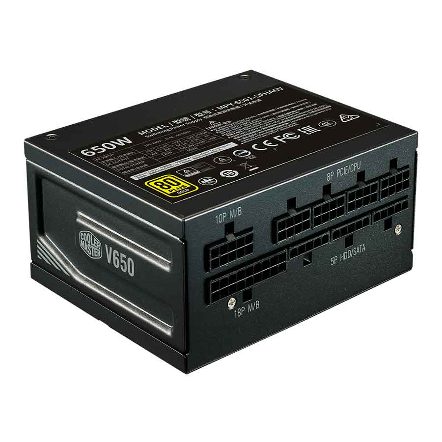 قیمت و خرید پاور کامپیوتر 650 وات تمام ماژولار کولرمستر مدل V650 SFX GOLD | یاس ارتباط