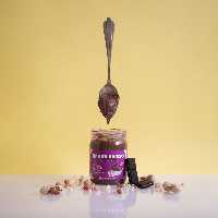 کره بادام زمینی شکلاتی حکیم بانو 