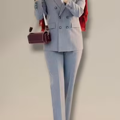 ست کت و شلوار شش دکمه طرح دیپلمات