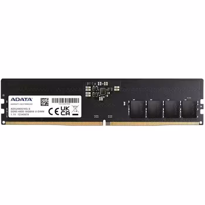 حافظه رم دسکتاپ ای دیتا مدل ADATA 16GB DDR5 4800Mhz CL40