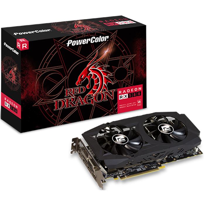 کارت گرافیک پاورکالر مدل Red Dragon Radeon RX 580 با حافظه 4 گیگابایت