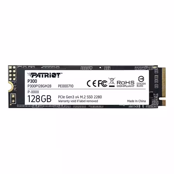 حافظه اس اس دی پاتریوت مدل P300 M.2 2280 NVMe PCIe 128GB