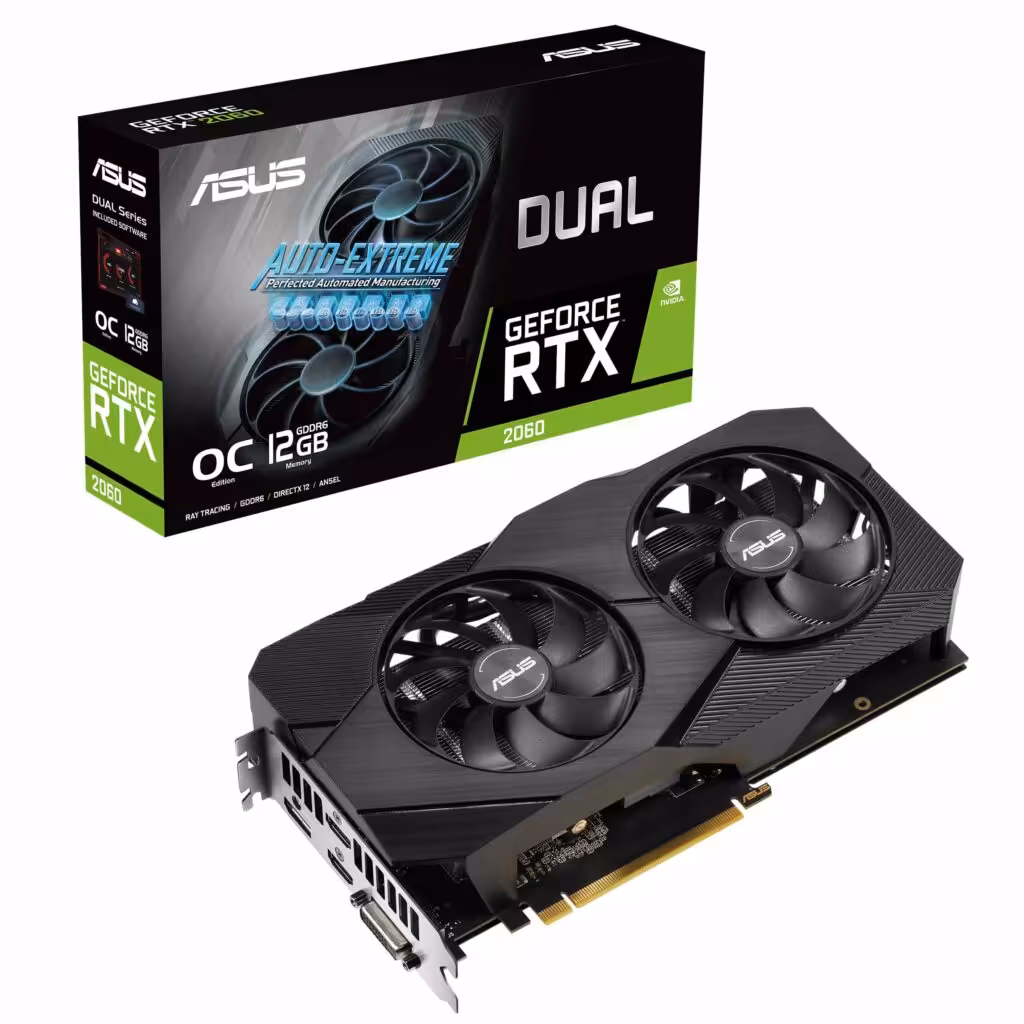 خرید کارت گرافیک ایسوس Graphics ASUS DUAL RTX 2060 O12G EVO با بهترین قیمت