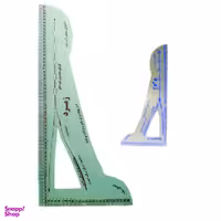 گونیا خیاطی زمرد کد 24 بسته 2 عددی