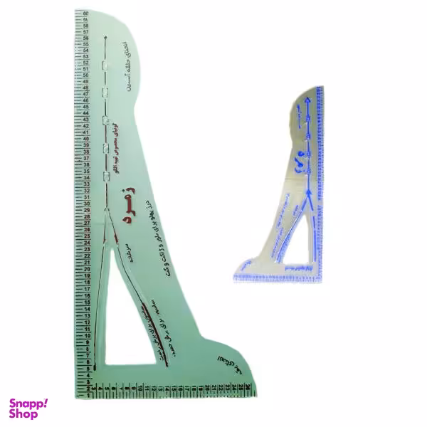 گونیا خیاطی زمرد کد 24 بسته 2 عددی