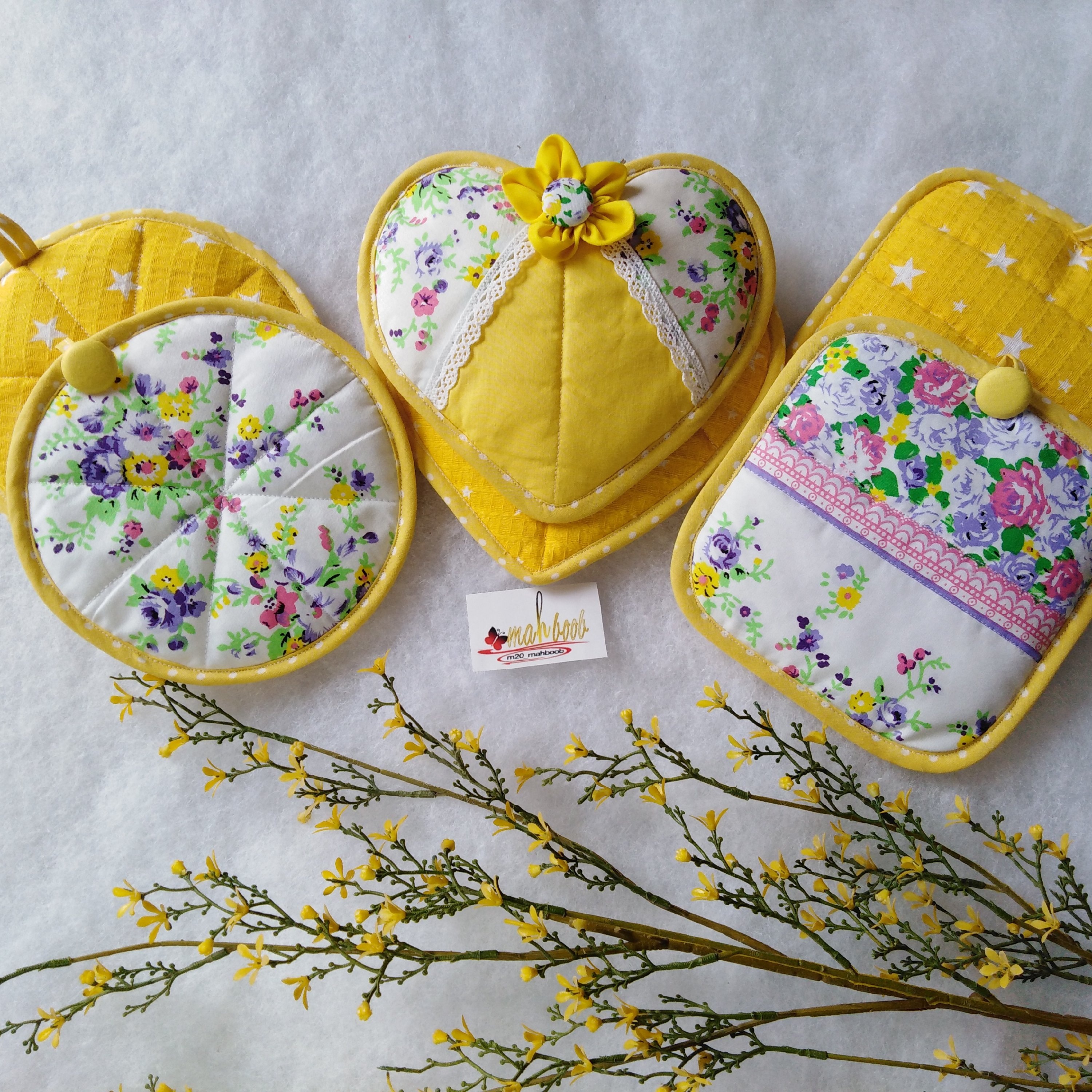 پک دستگیره طرح نسترن