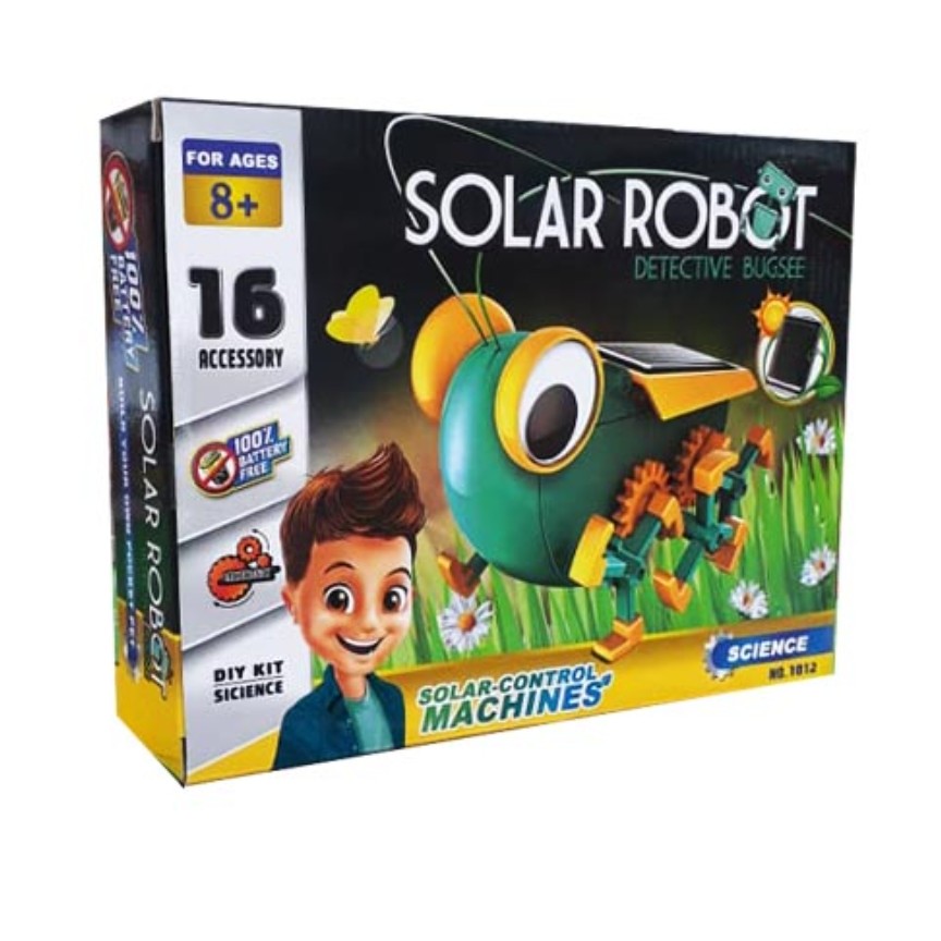 کیت آموزشی سولار ربات حشره کاراگاه SOLAR ROBOT DETECTIVE BUGSEE