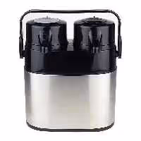 فلاسک استیل یونیک 1.6 لیتری دوقلو شیشه دار UN-9060