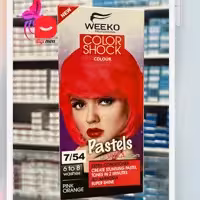 شامپو رنگ ویکو مدل color shock شماره 7.54 رنگ صورتی نارنجی
