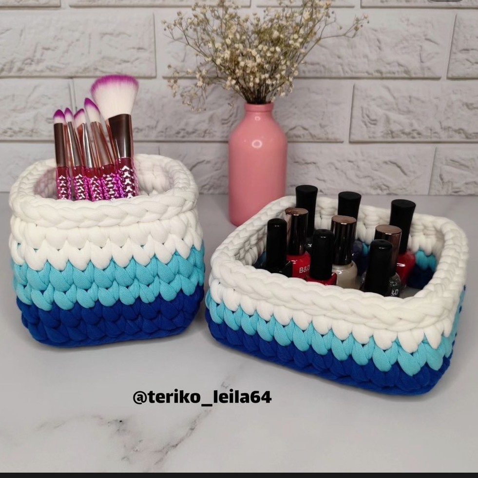 ست دو تکه نظم دهنده لوازم ارایسی تریکو