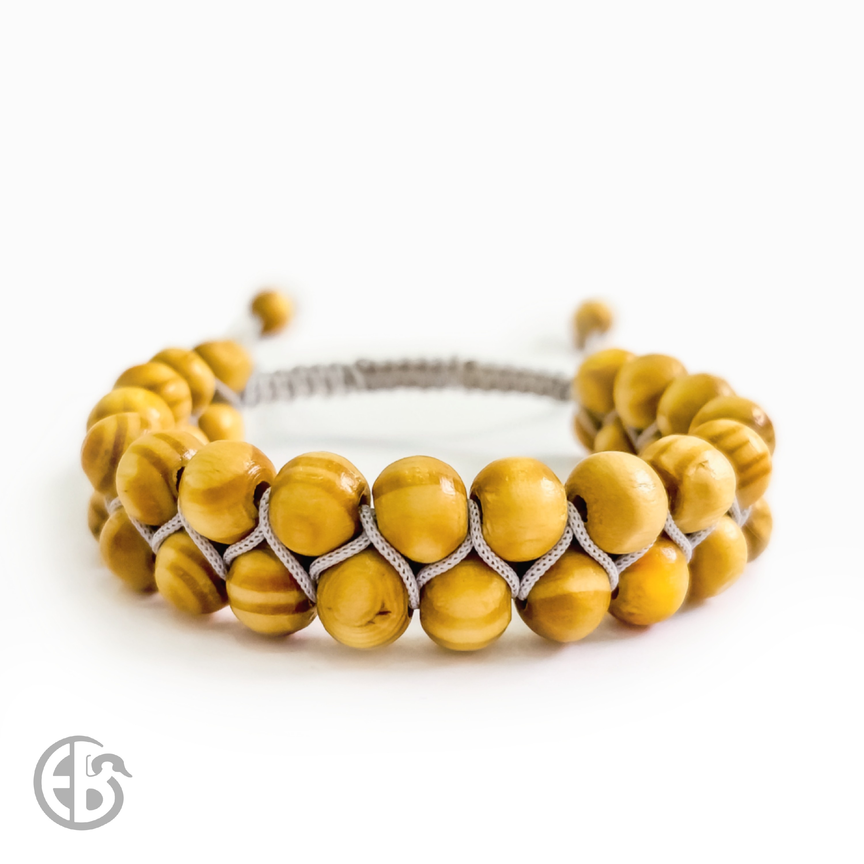 دستبند دستساز  چوبی اسپرت وزن 8 g  کد 05