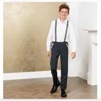 شلوار مجلسی پسرانه ساسبند دار برند  peppertsپپرتز پپرتس سایز 6-7سال کد 140192