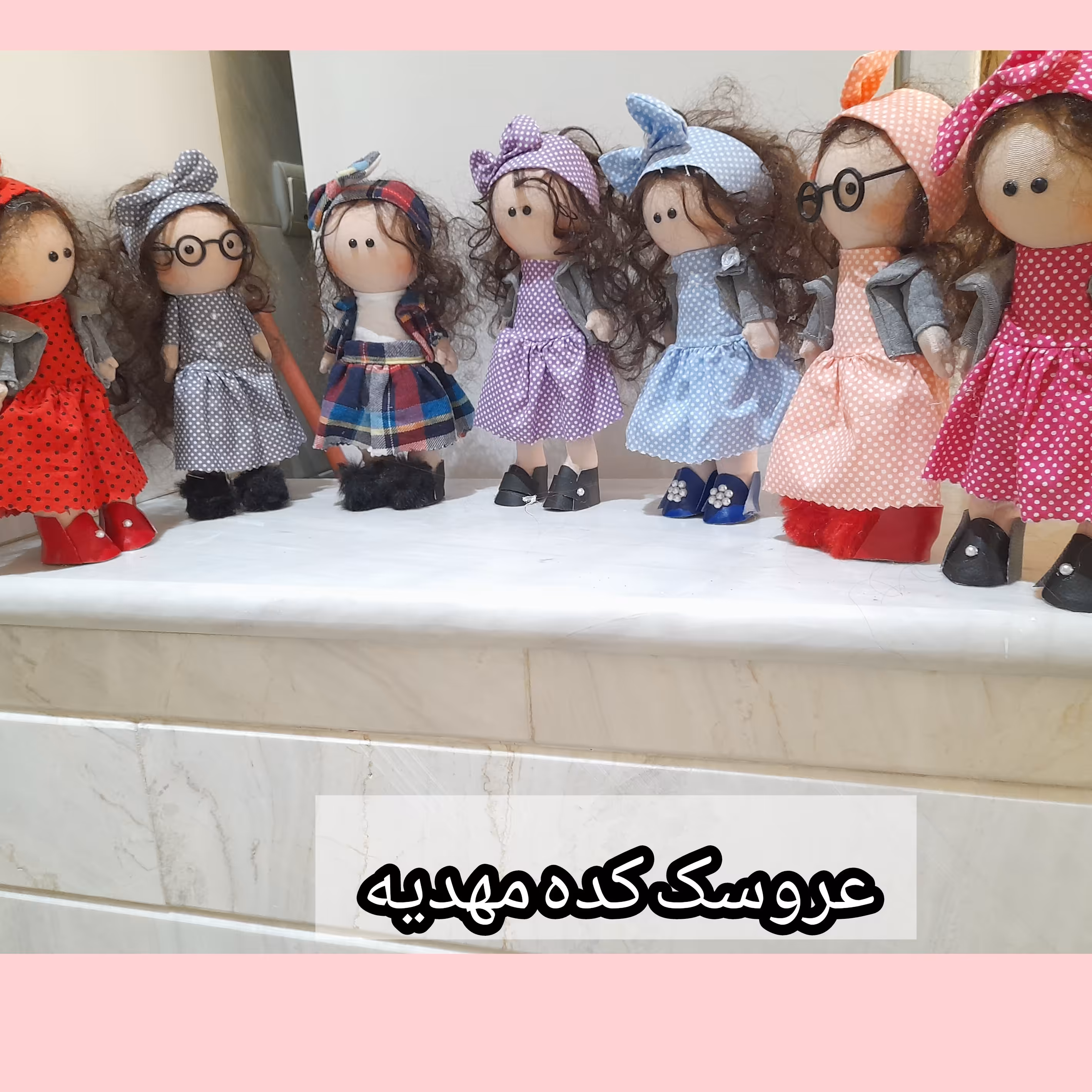 عروسک روسی در رنگ های مختلف