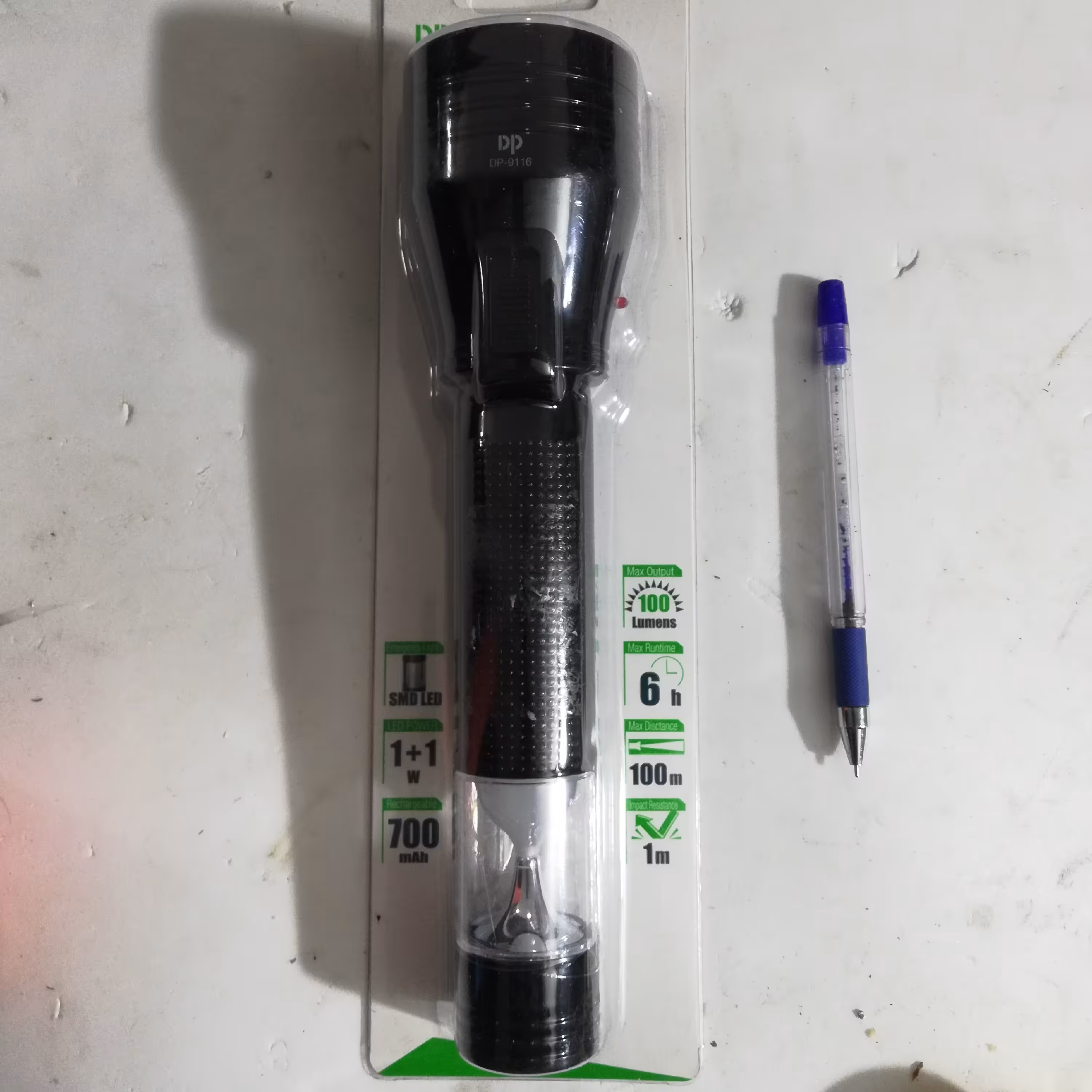 چراغ قوه شارژی 4حالته 