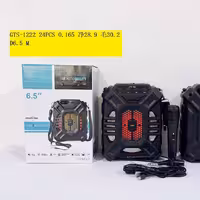   اسپیکر شارژری بلوتوثی قابل حمل مدل(6.5اینچ) GTS-1222