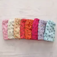 شورت زنانه بسته 2 عددی نخی ضد حساسیت دوخت بسیار تمیز قرینه گلدار، جنس درجه 1