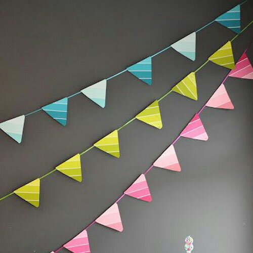 ریسه تولد شامل دو ریسه رنگارنگ به سلیقه مشتری عزیز