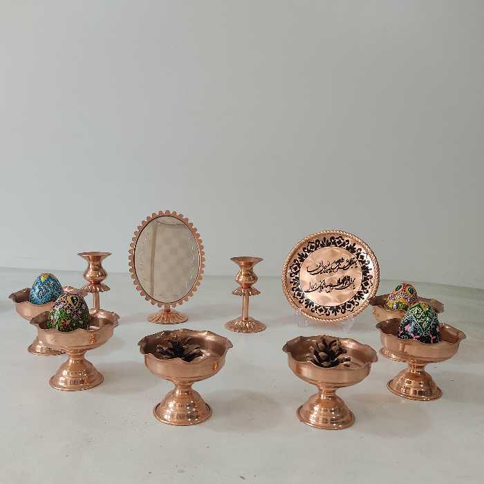 پک هفت سین ست کامل نانو شده ارسال رایگان تمام مس