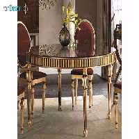 میز ناهار خوری گرد کلاسیک ماهان مدل پرهام