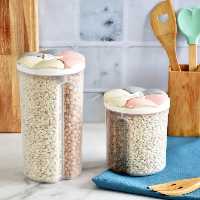 بانکه حبوبات سه قسمتی لکسا سایز بزرگ ( ارسال رایگان )