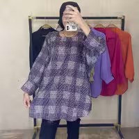 شومیز کمینو طرح دار قواره دار 