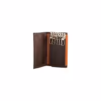 جاکلیدی دکمه دار قهوه ای