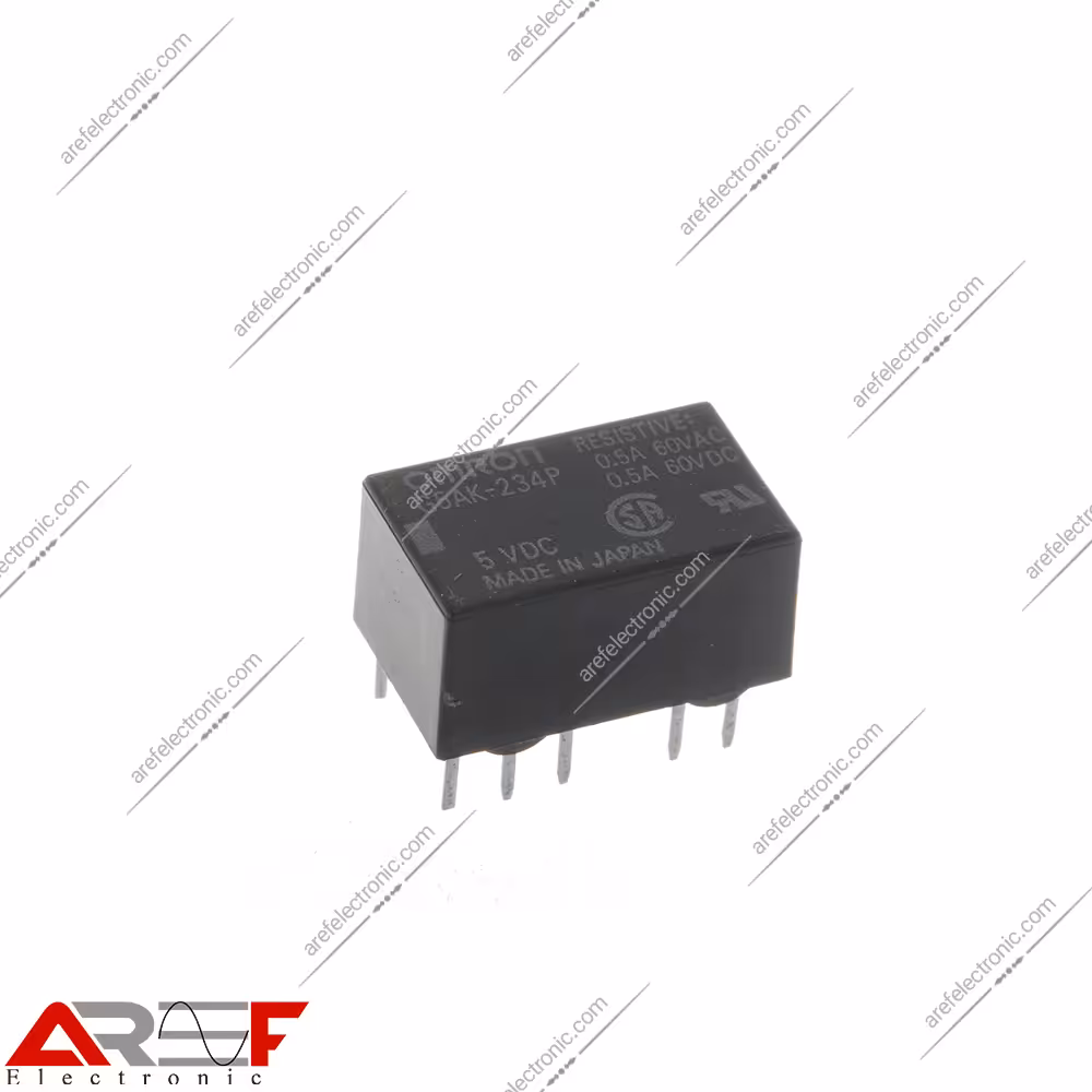 رله امرن لچ مدل G5AK-234P دارای 5 ولت و 10 پین - فروشگاه عارف الکترونیک