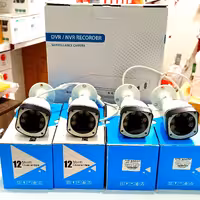 پکیج کامل دوربین مداربسته 4 دوربین 2MP رنگی