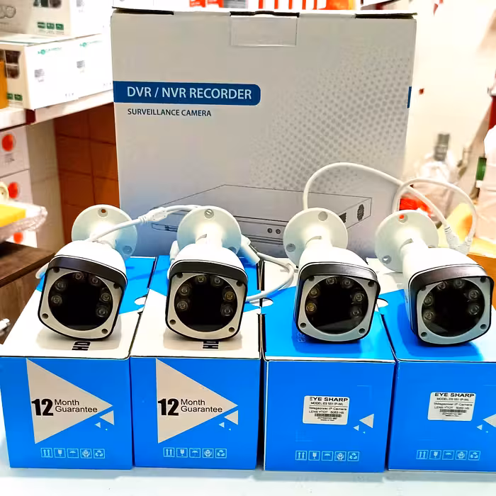 پکیج کامل دوربین مداربسته 4 دوربین 2MP رنگی