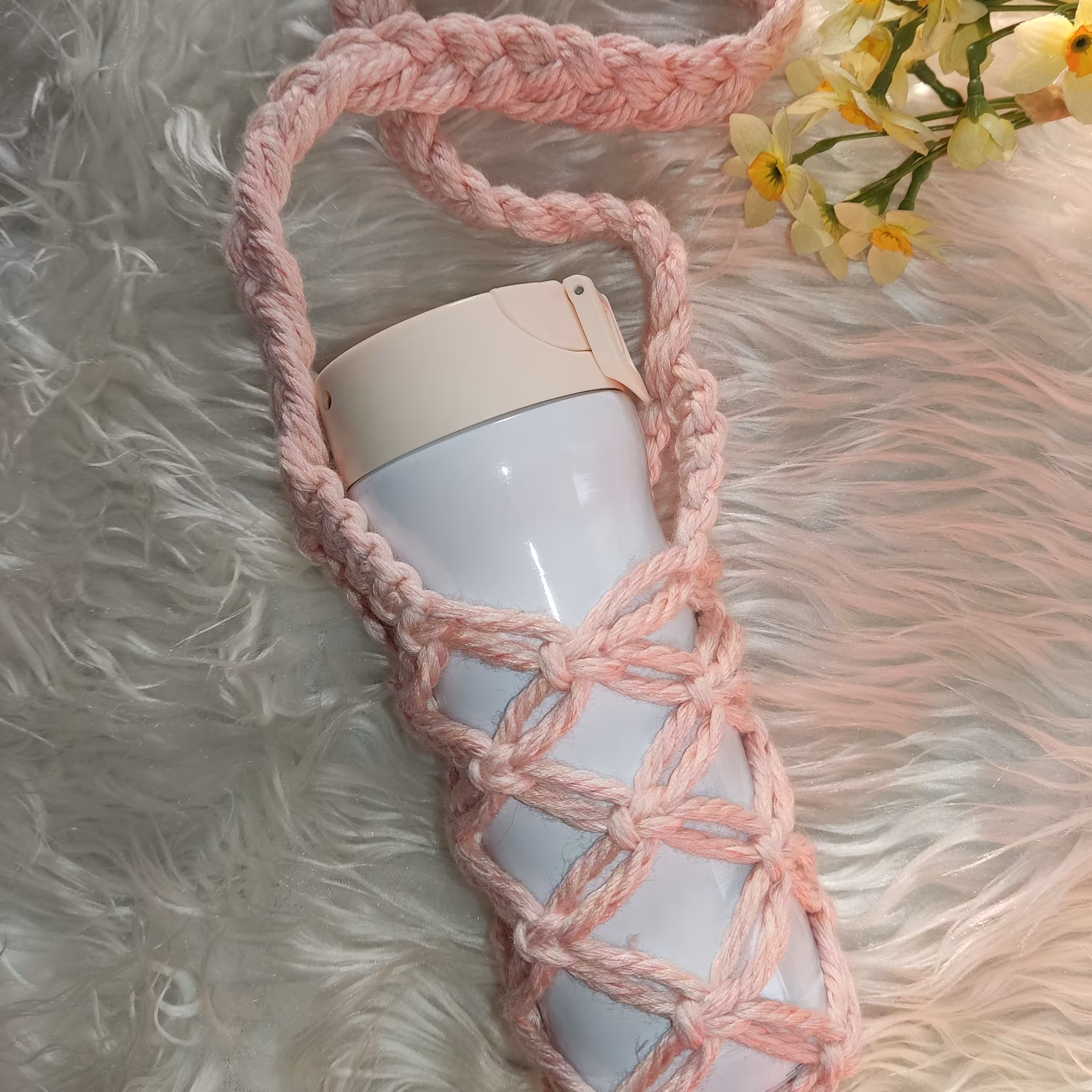 نگهدارنده بطری مکرومه