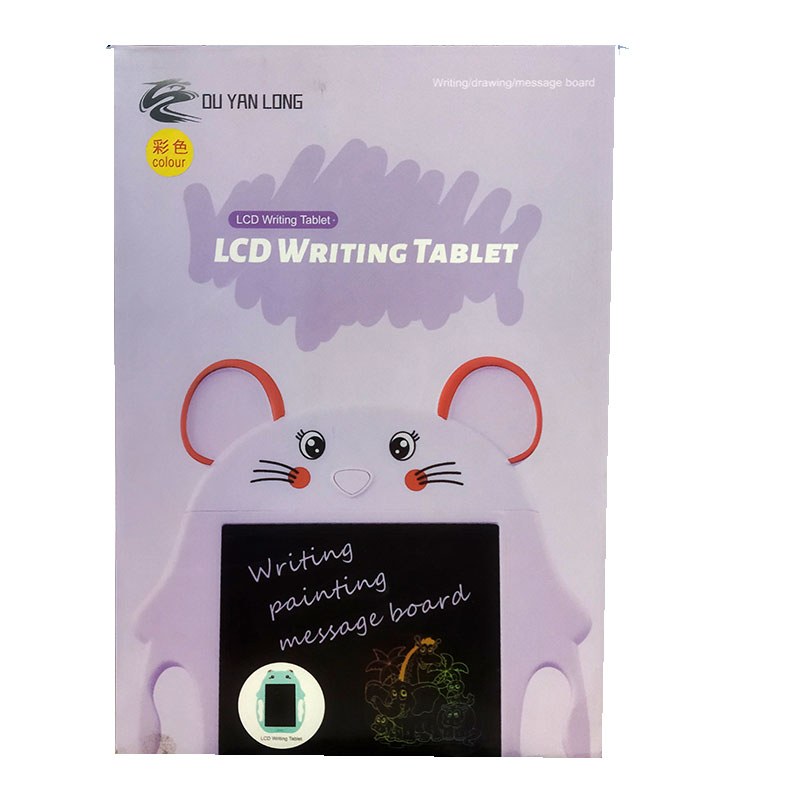 تبلت نقاشی طرح موش Lcd writing tablet رنگ بنفش