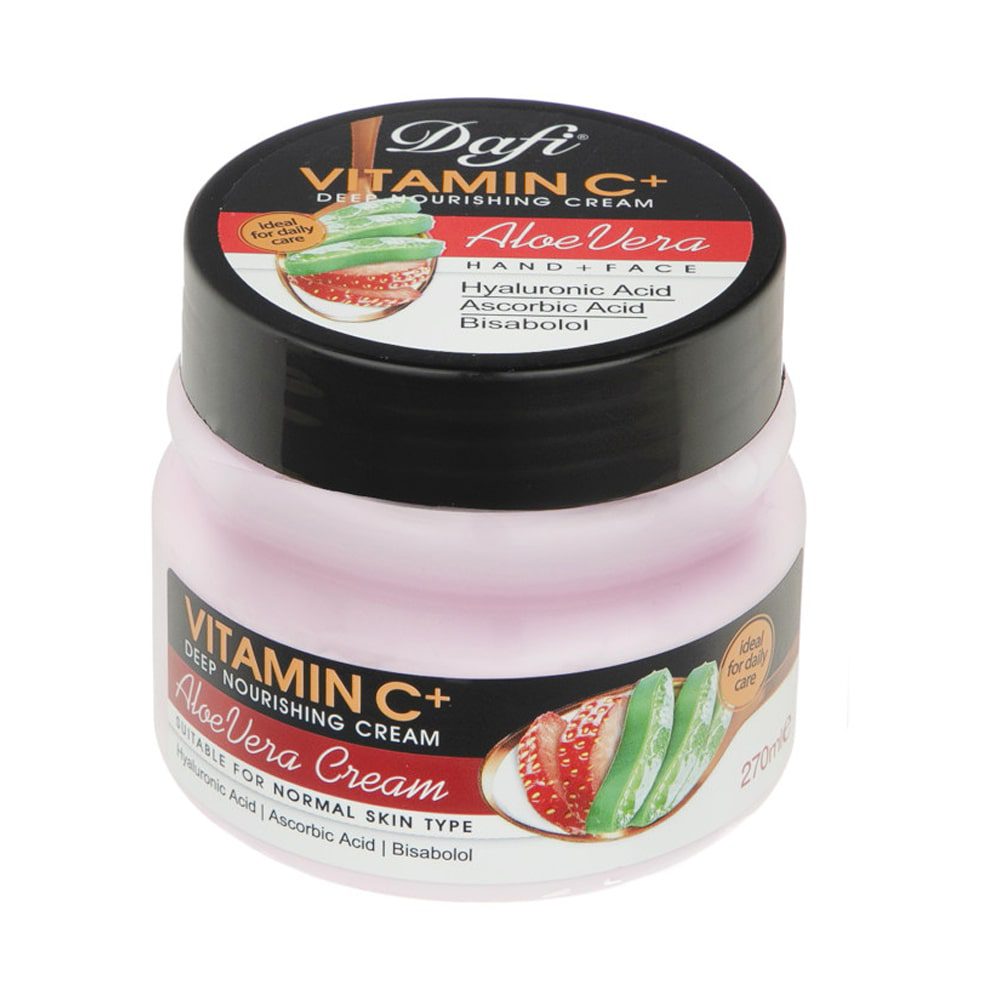 کرم آبرسان ویتامین C و عصاره آلوئه ورا دافی 270 میل