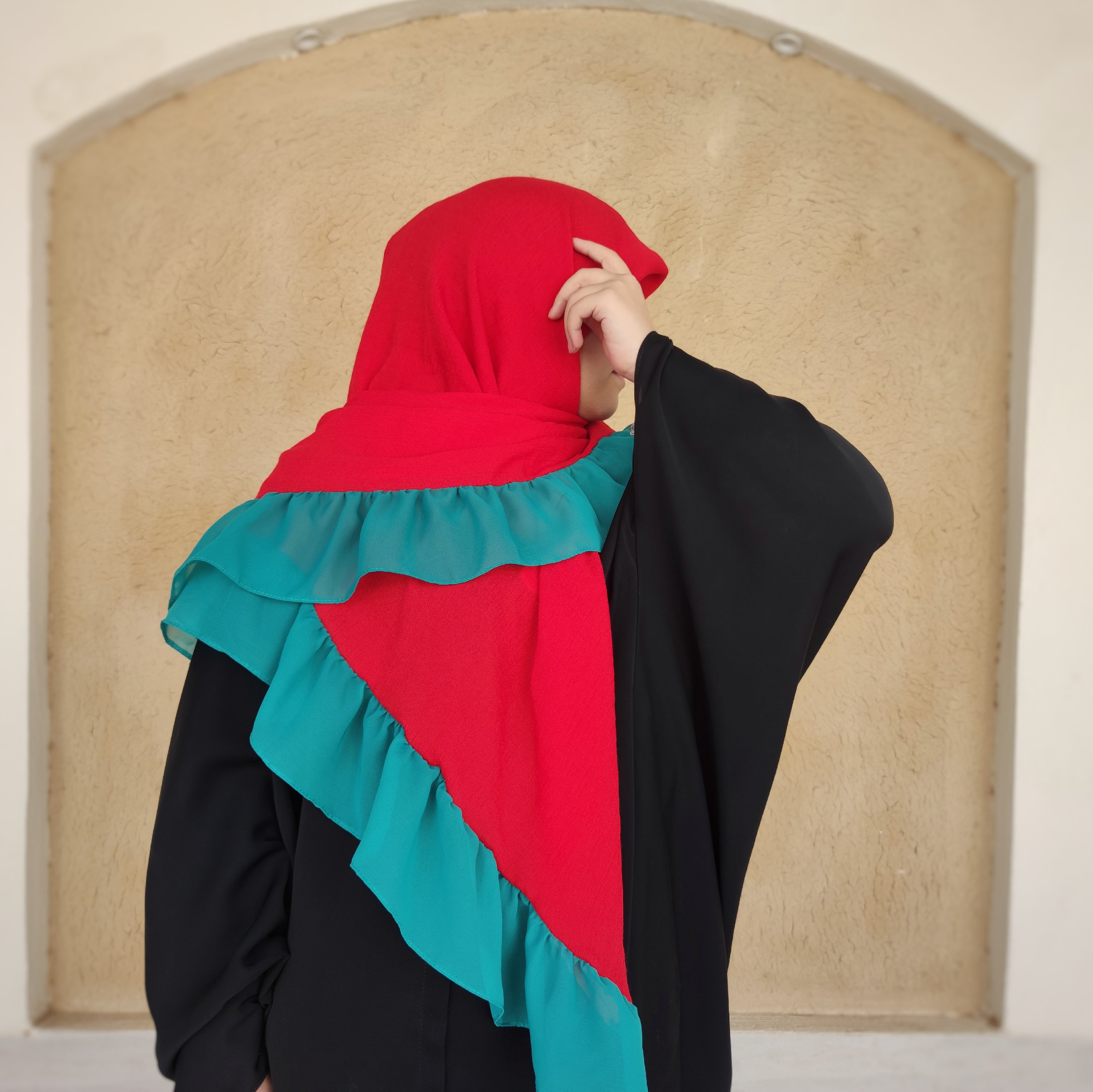 روسری وال اسلپ دو رنگ یلدایی