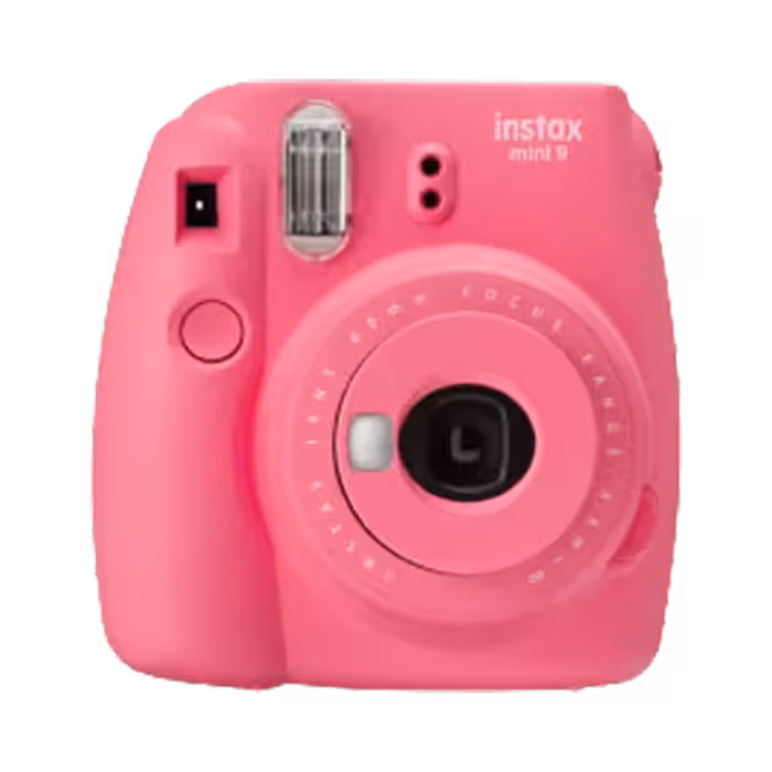 دوربین چاپ فوری فوجی فیلم Instax Mini 9 (صورتی پر رنگ)