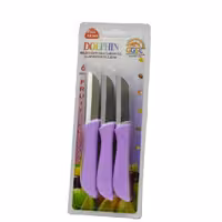 چاقو میوه خوری دلفین بنفش 3 بسته 