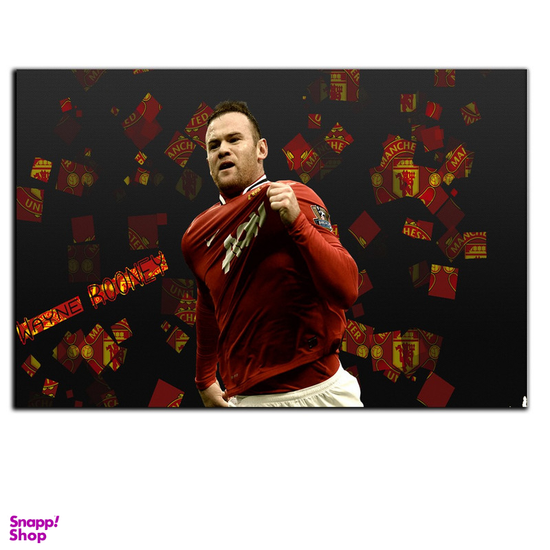 تابلو شاسی بکلیت طرح بازیکن فوتبال باشگاه منچستر یونایتد وین رونی مدل SH-S6886