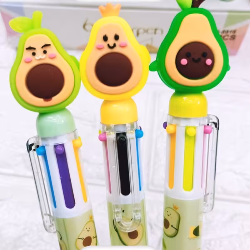 خودکار شش رنگ آواکادو