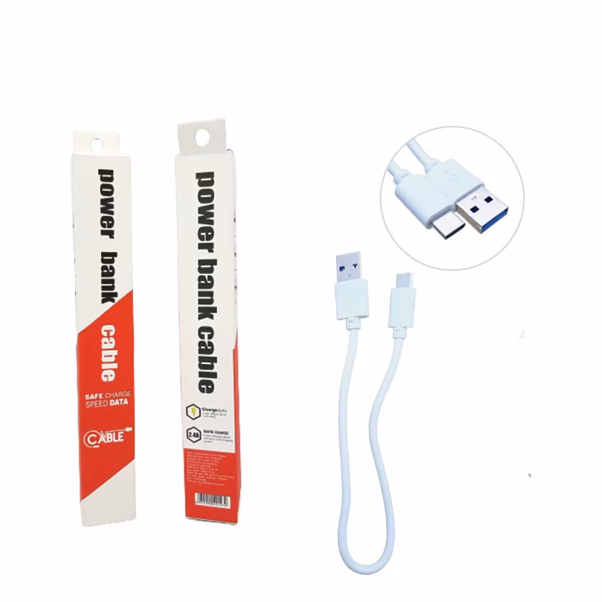 کابل پاوربانک تایپ سی پکدار
 30 سانتی کیفیت عالی