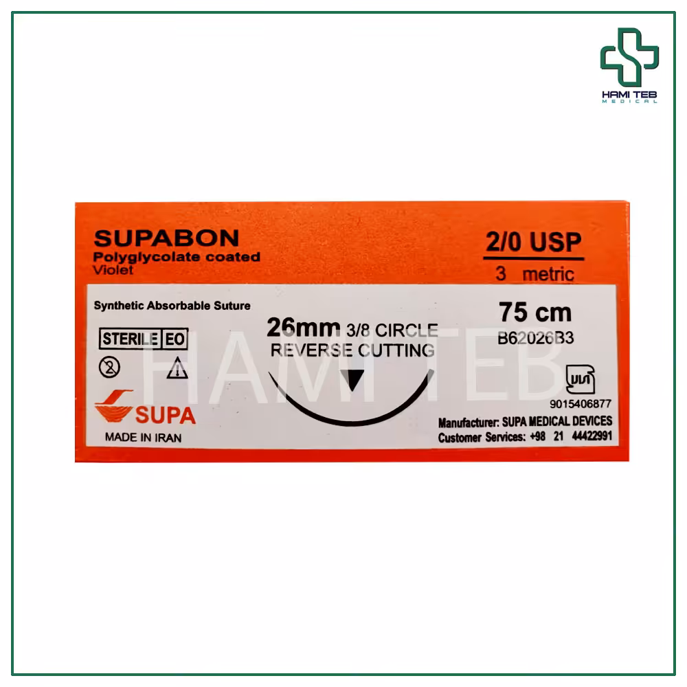 نخ جراحی ویکریل سوپا 2/0