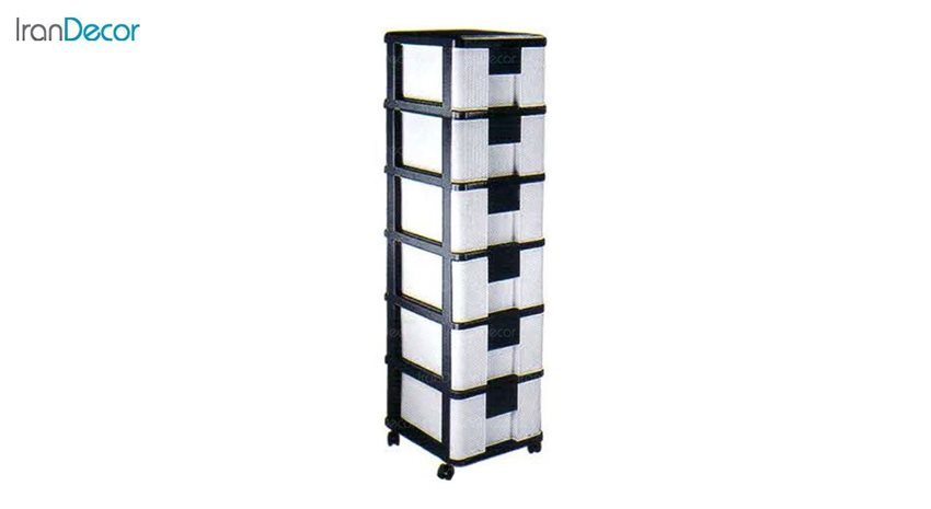 فایل پلاستیکی شش کشو ناصر پلاستیک مدل 756M