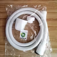 شلنگ توالت 1متر ی با برند آیهان  رنک سفید 